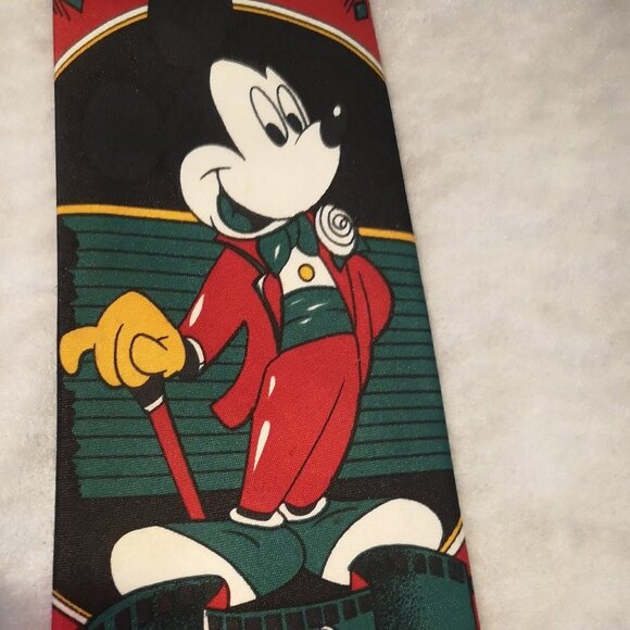 Vintage Amals Mickey Mouse Men's  Silk Necktie - Picture 1 of 5